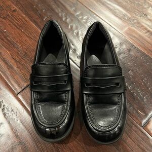 Zara Kids Black Dress Shoes